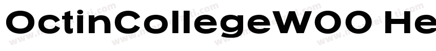 OctinCollegeW00 Heavy Regular字体转换